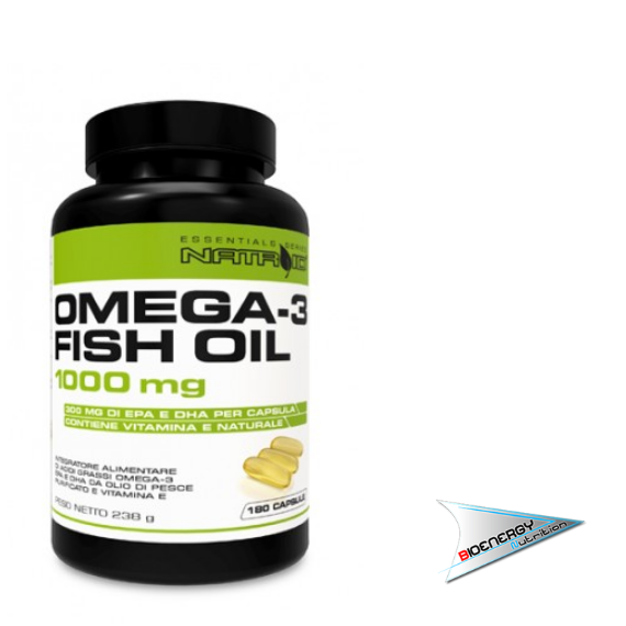 Natroid-OMEGA 3 FISH OIL 1000 mg (Conf. 180 perle)     